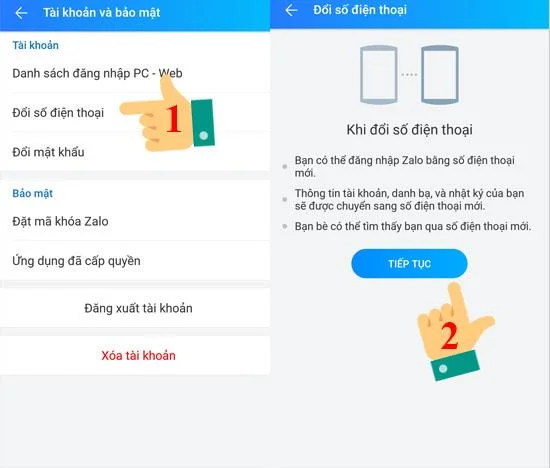 Bir Zalo hesabına kaydolmak için telefon numarası nasıl değiştirilir?