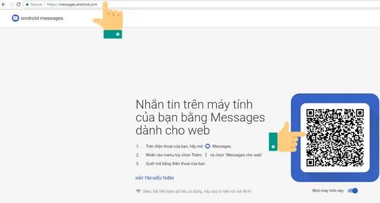 Android telefonda bilgisayar üzerinden mesaj gönderme ve alma