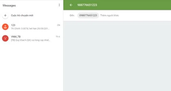 Android telefonda bilgisayar üzerinden mesaj gönderme ve alma