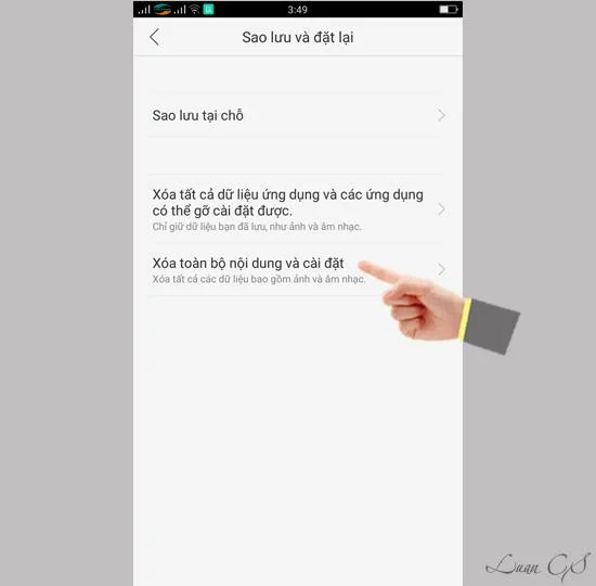 OPPO bagaimana memulihkan tetapan kilang