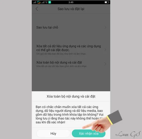 OPPO bagaimana memulihkan tetapan kilang