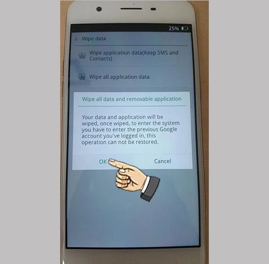 OPPO bagaimana memulihkan tetapan kilang