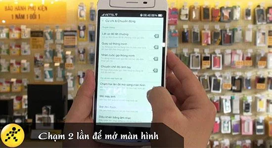 Akıllı telefonda ekrana iki kez dokunmak nedir?
