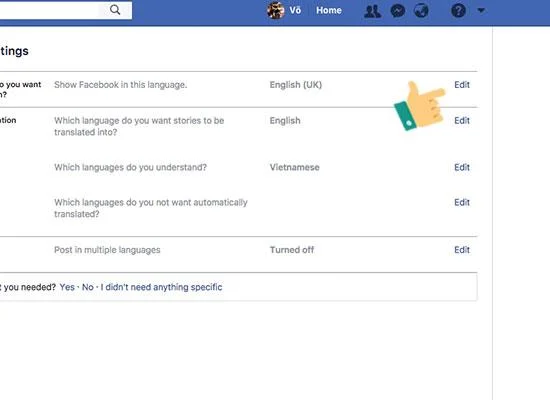 Telefonlarda ve bilgisayarlarda Facebook dilini değiştirme talimatları Telefonlarda ve bilgisayarlarda Facebook dilini değiştirme talimatları