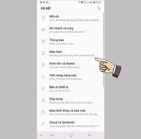 Samsung Galaxy Note 8'de ana sayfa tuşuyla ekranı aydınlatın