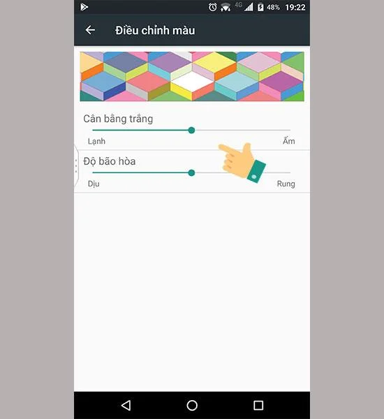 Laraskan Kontras Warna pada Telefon