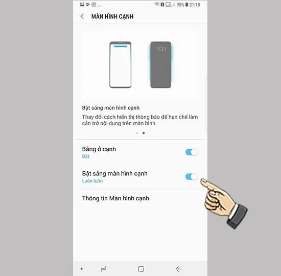 Samsung Galaxy Note 8'de kenar ekran bildirimlerini etkinleştirin