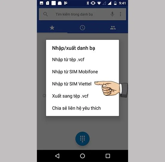 Sim Motorola Moto X4'te kişiler nasıl içe aktarılır