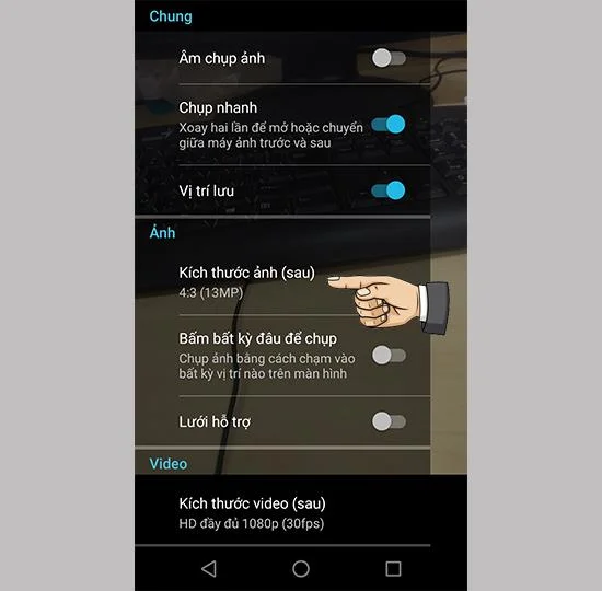 Motorola Moto G5S Plus'ta çekilen fotoğrafların çözünürlüğü nasıl değiştirilir?