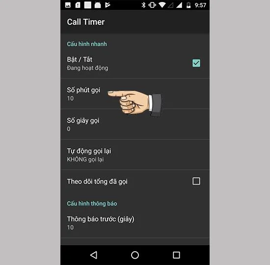 Motorola Moto G5S Plus'ta arama süresini sınırlayın
