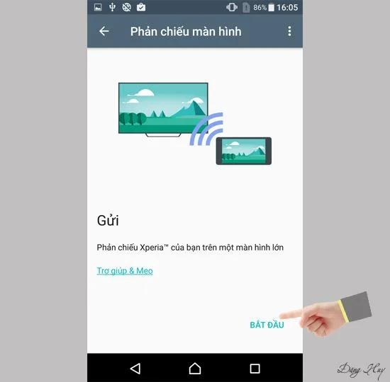 Miracast Sony Xperia XA Ultra'yı TV'ye bağlayın
