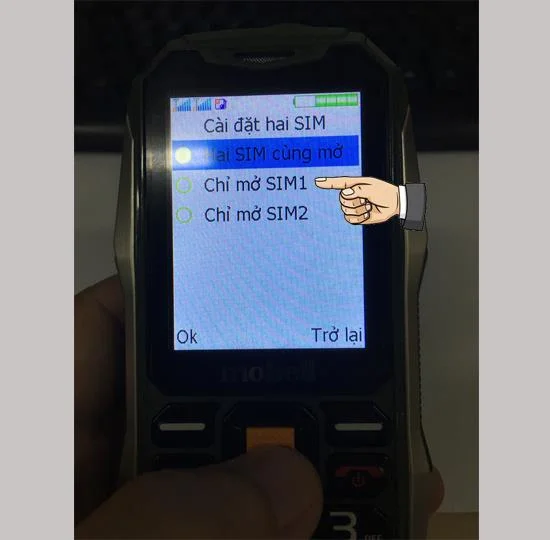 Mobell Rock 3'e çift sim modunu yükleyin