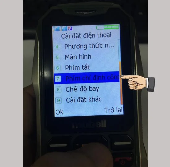 Mobell Rock 3'te klavye kısayollarını değiştirin