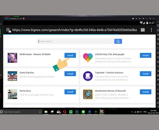 NoxPlayer ile PC'de Android'i Taklit Etme