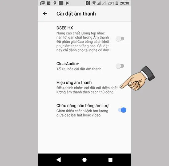 Sony Xperia XZ1'de surround ses efektini etkinleştirin
