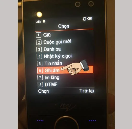 Itel it5232'de çağrı kaydı Itel it5232'de çağrı kaydı