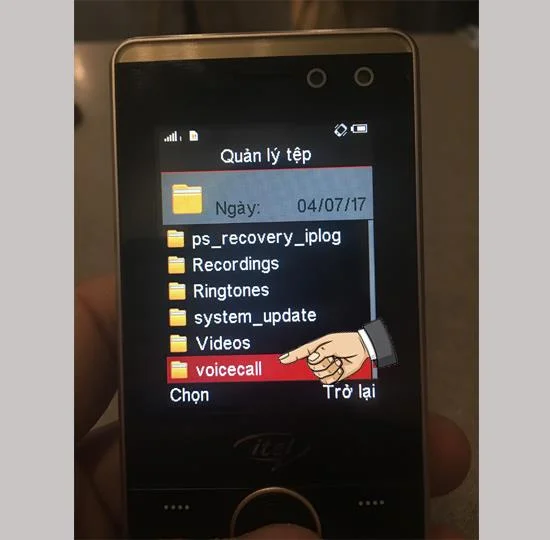 Itel it5232'de çağrı kaydı Itel it5232'de çağrı kaydı