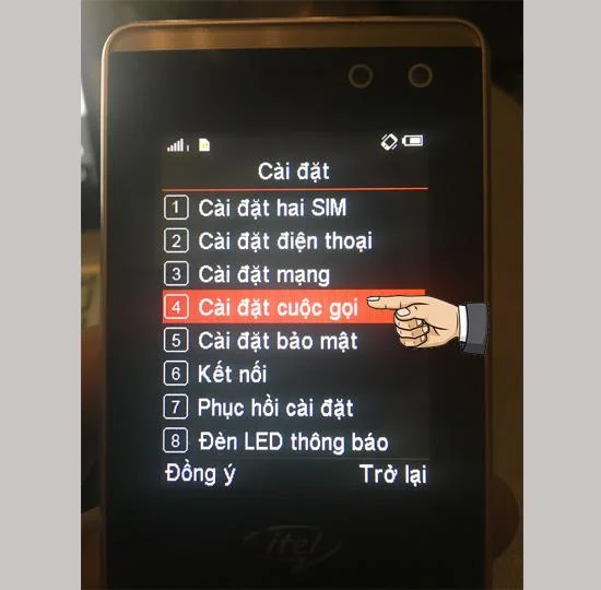Itel it5232'de aramaları engelle