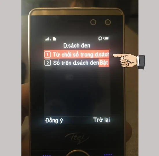 Itel it5232'de aramaları engelle