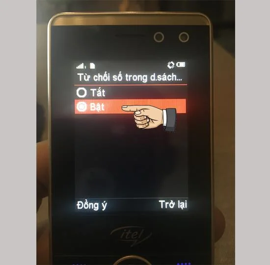 Itel it5232'de aramaları engelle