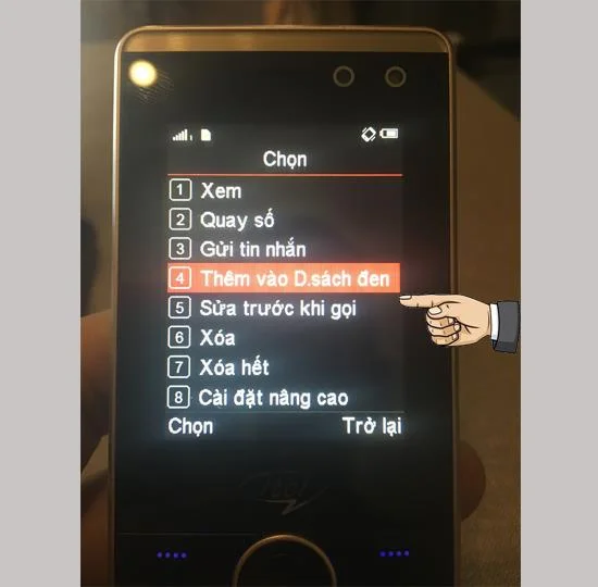 Itel it5232'de aramaları engelle