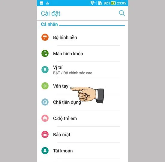 Asus Zenfone 4 Max Pro'ya parmak izi ekleyin