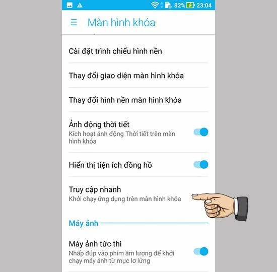 Asus Zenfone 4 Max Pro'da kilit ekranı hızlı erişim yardımcı programını değiştirin Asus Zenfone 4 Max Pro'da kilit ekranı hızlı erişim yardımcı programını değiştirin