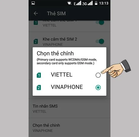 Freetel ICE 2'de Sim için 3g ağ modunu değiştirin