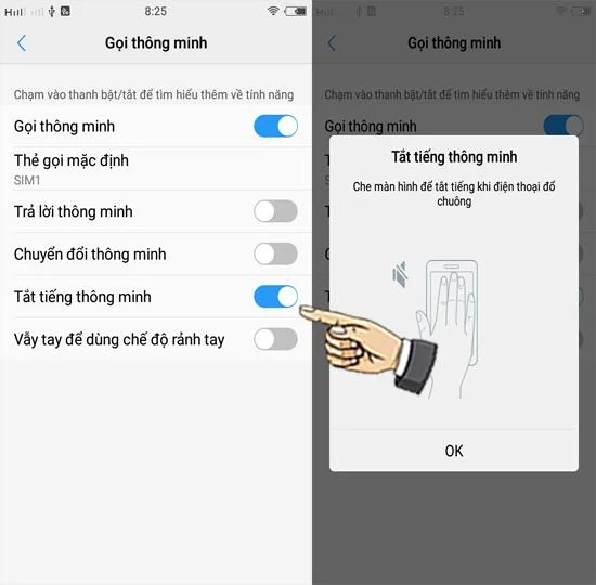 Vivo Y55s'te akıllı sessize alma