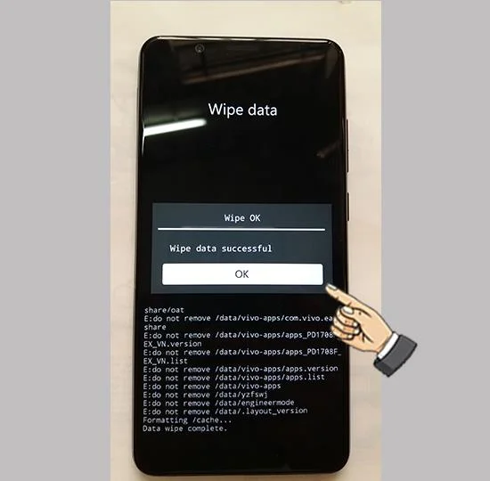 恢復出廠設置和硬重置 Vivo