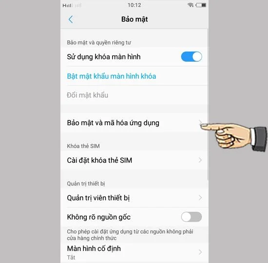 Vivo Y55s'te uygulamaları kilitleyin