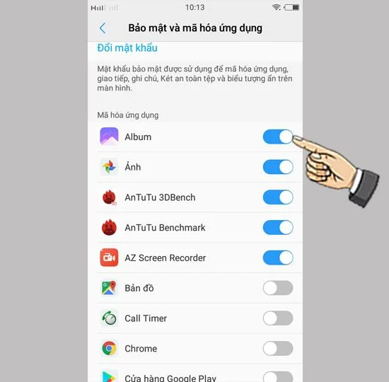 Vivo Y55s'te uygulamaları kilitleyin