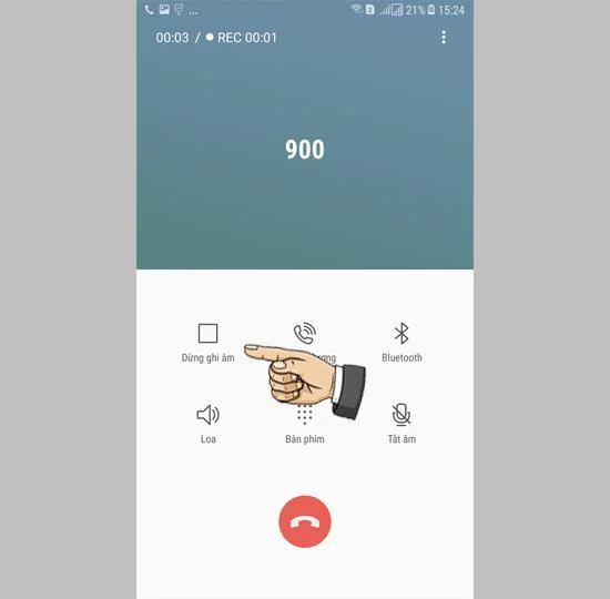 Samsung Galaxy J7Proで通話を録音します。