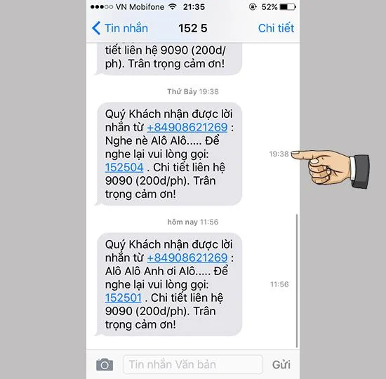 iPhone에서 메시지 시간을 표시하는 방법