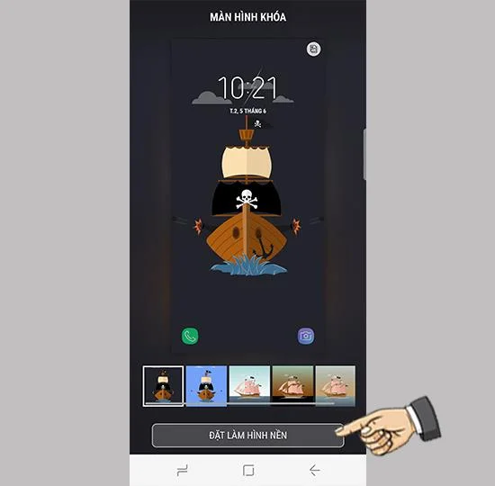 Samsung Galaxy S8에서 다중 배경 화면 활성화