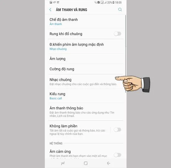 Samsung Galaxy S8 Plus'taki her sim için arama zil sesini ayarlayın
