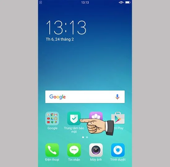 Sicherheitscenter bei Oppo-Modellen Teil 4