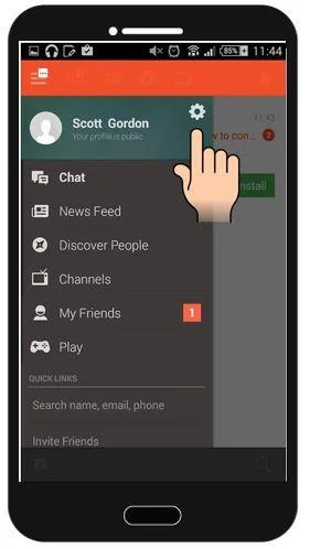 Tango tidak menerima panggilan masuk