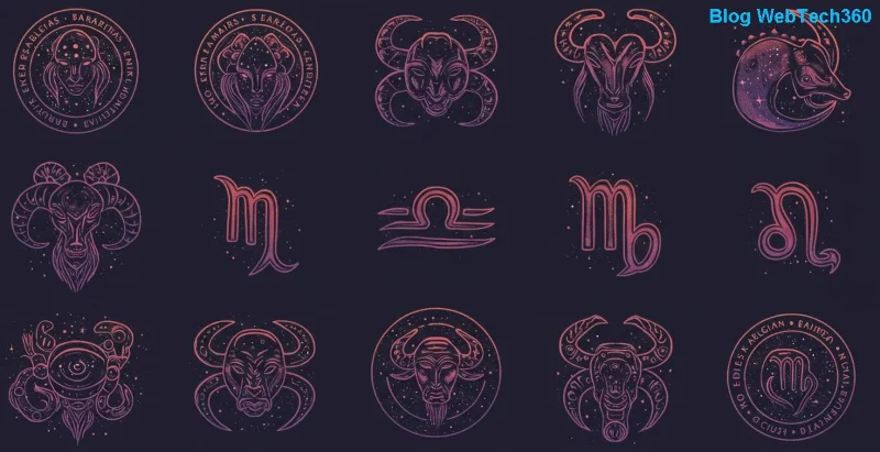 Symbol Berana zářící kosmickou energií