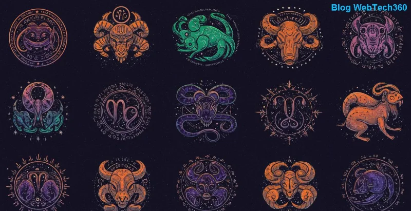 Cancer zodiac constellation glowing