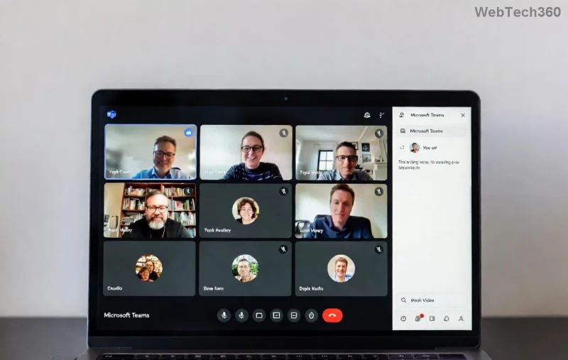 Configurações do dispositivo Teams para seleção de microfone