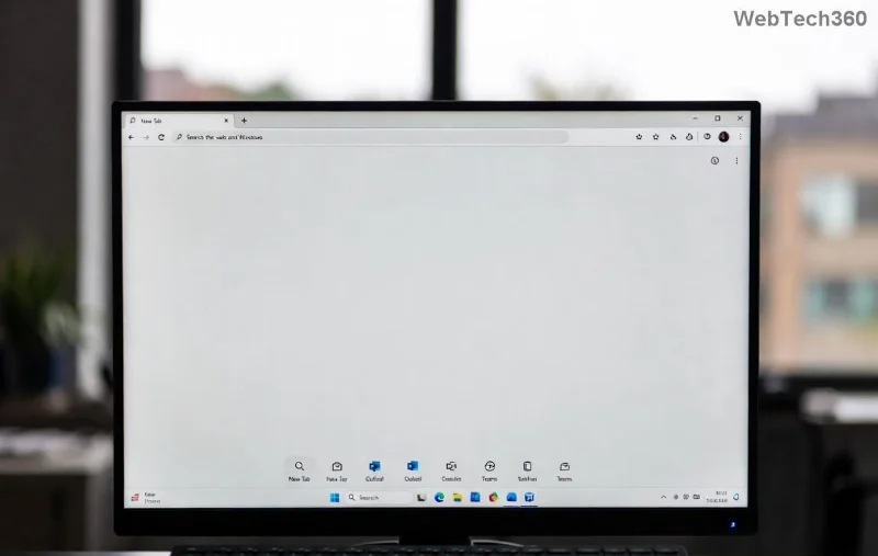 Tangkapan skrin yang menunjukkan isu penskalaan teks Cmd.exe yang kabur dalam Microsoft Edge DevTools