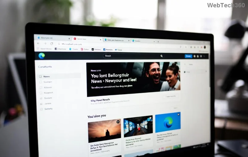 لقطة شاشة توضح مثالاً على تقطع الفيديو في متصفح مايكروسوفت إيدج