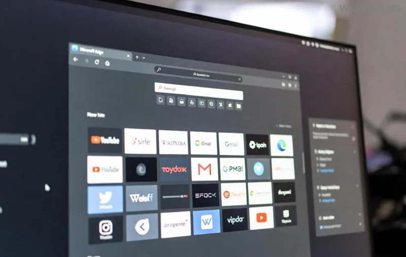 Microsoft Edge で 500 内部サーバー エラーが表示されているスクリーンショット