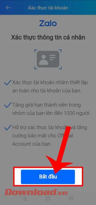Petunjuk untuk mengautentikasi akun Zalo Anda sangat sederhana