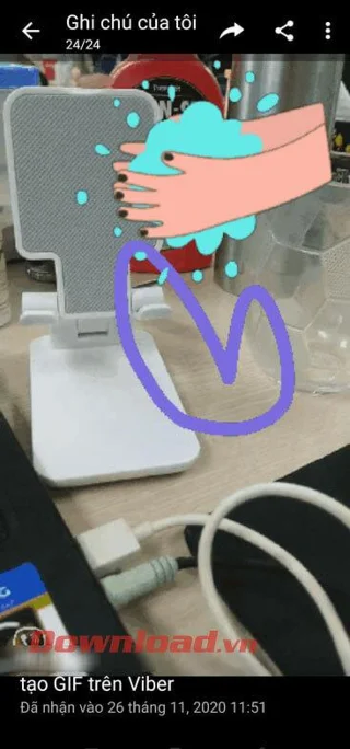 Instruções para criar seu próprio GIF no Viber