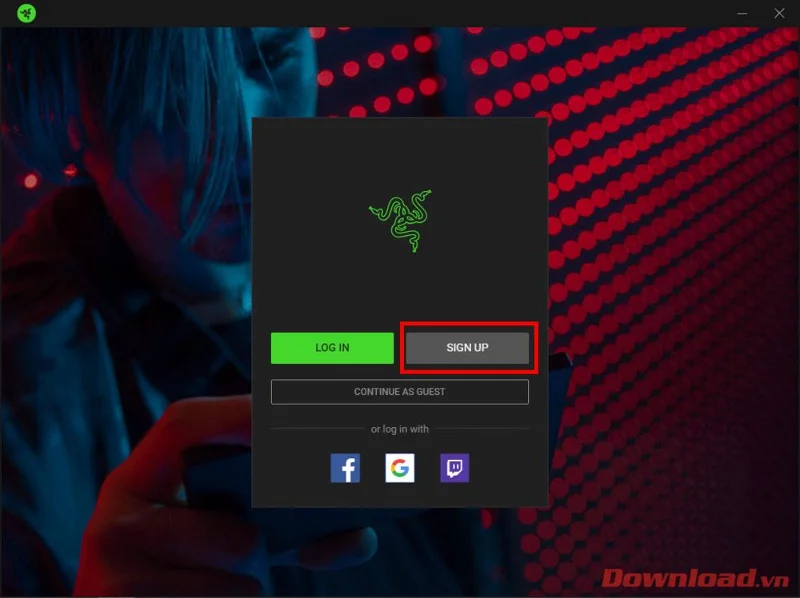 使用 Razer Surround 模拟耳机 7.1 声音的说明
