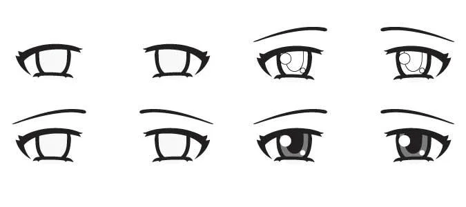A maneira mais simples de desenhar olhos de anime