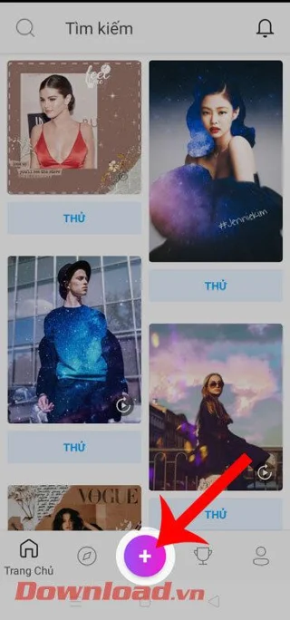 Instructions for changing hair color using PicsArt on your phone
