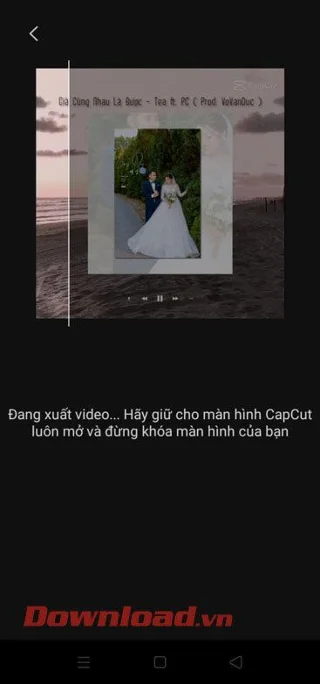 Instructions for creating old videos together on CapCut